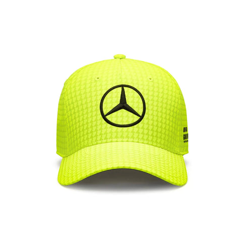 Mercedes 2023 Lewis Hamilton Team Caps Neon Gul Barn
