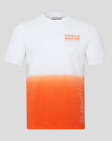 Red Bull 2023 Max Verstappen T-skjorte Orange/White