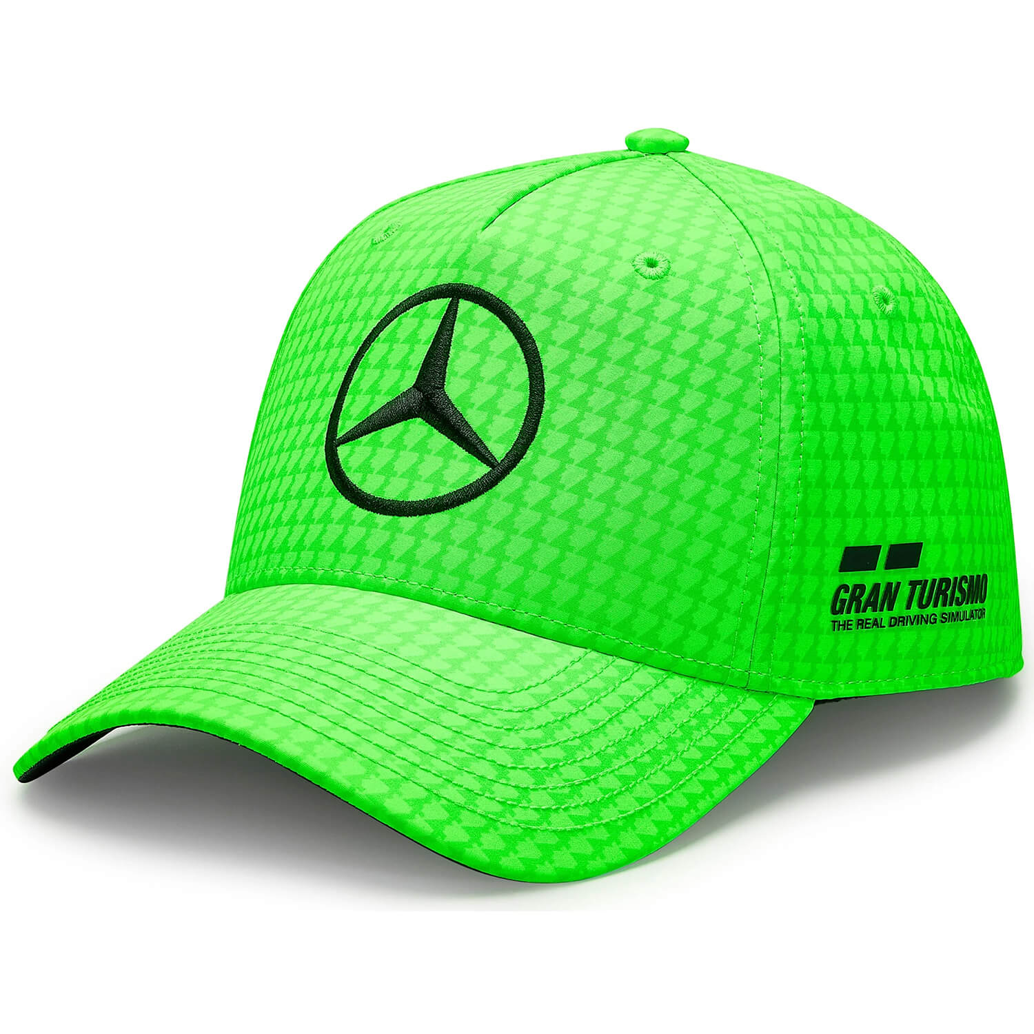 Mercedes 2023 Lewis Hamilton Team Caps Neon Grønn Barn