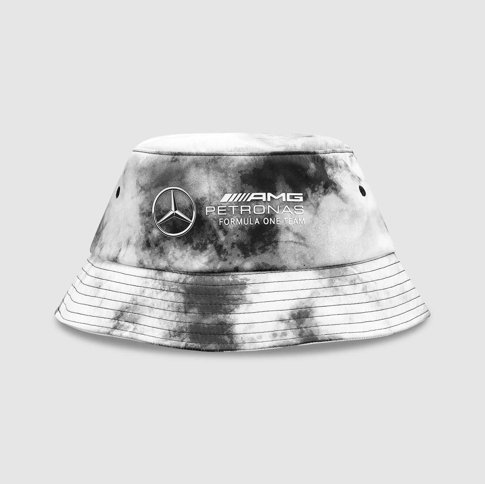 Mercedes AMG Tie Dye Bucket Hat Grå