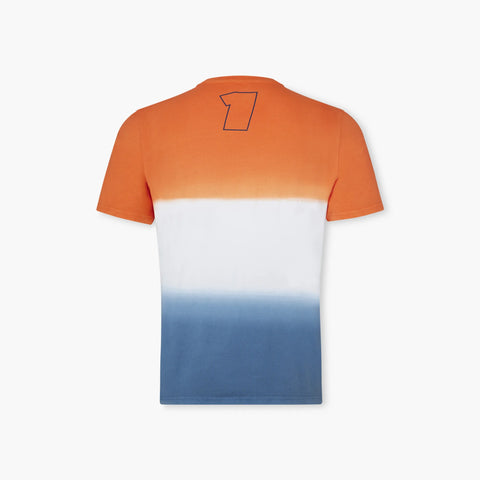 Red Bull 2023 Max Verstappen T-skjorte Orange/Navy