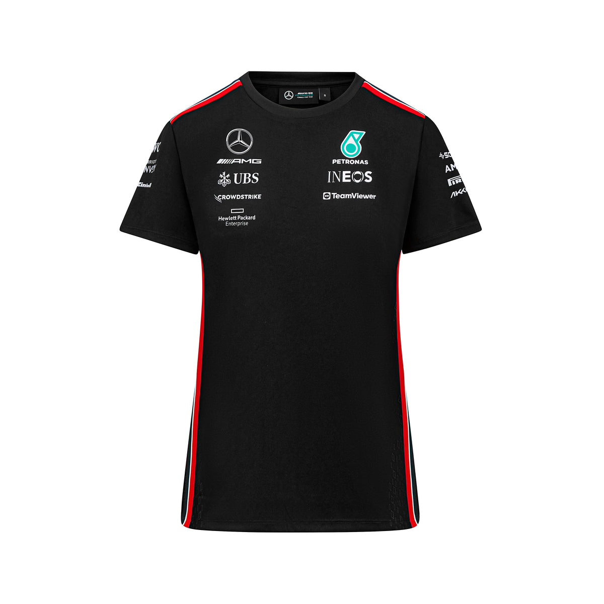 Mercedes 2023 Team T-skjorte Sort Dame