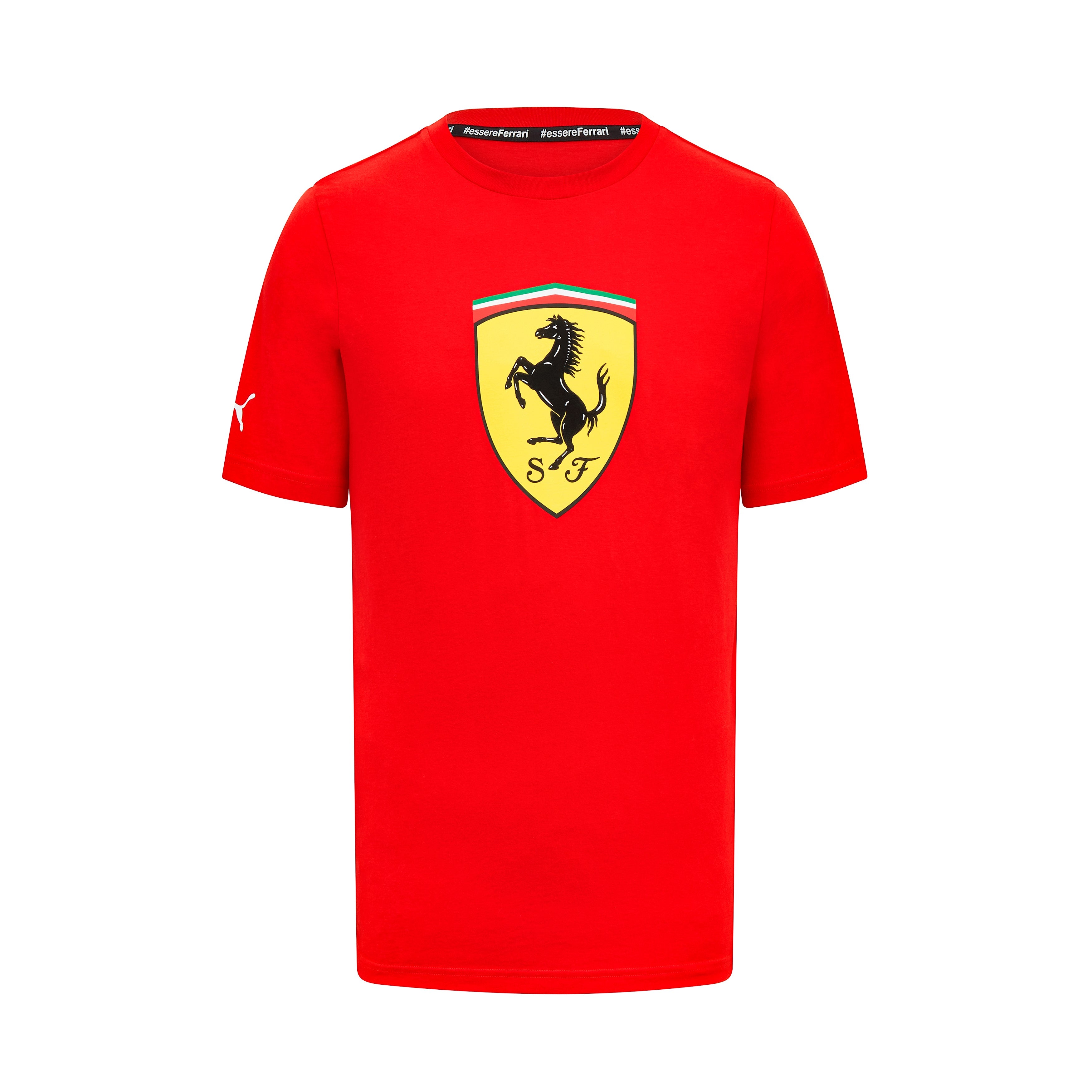 Ferrari 2023 Stor Logo T-skjorte Rød