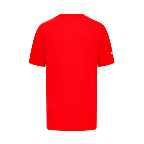 Ferrari 2023 Stor Logo T-skjorte Rød