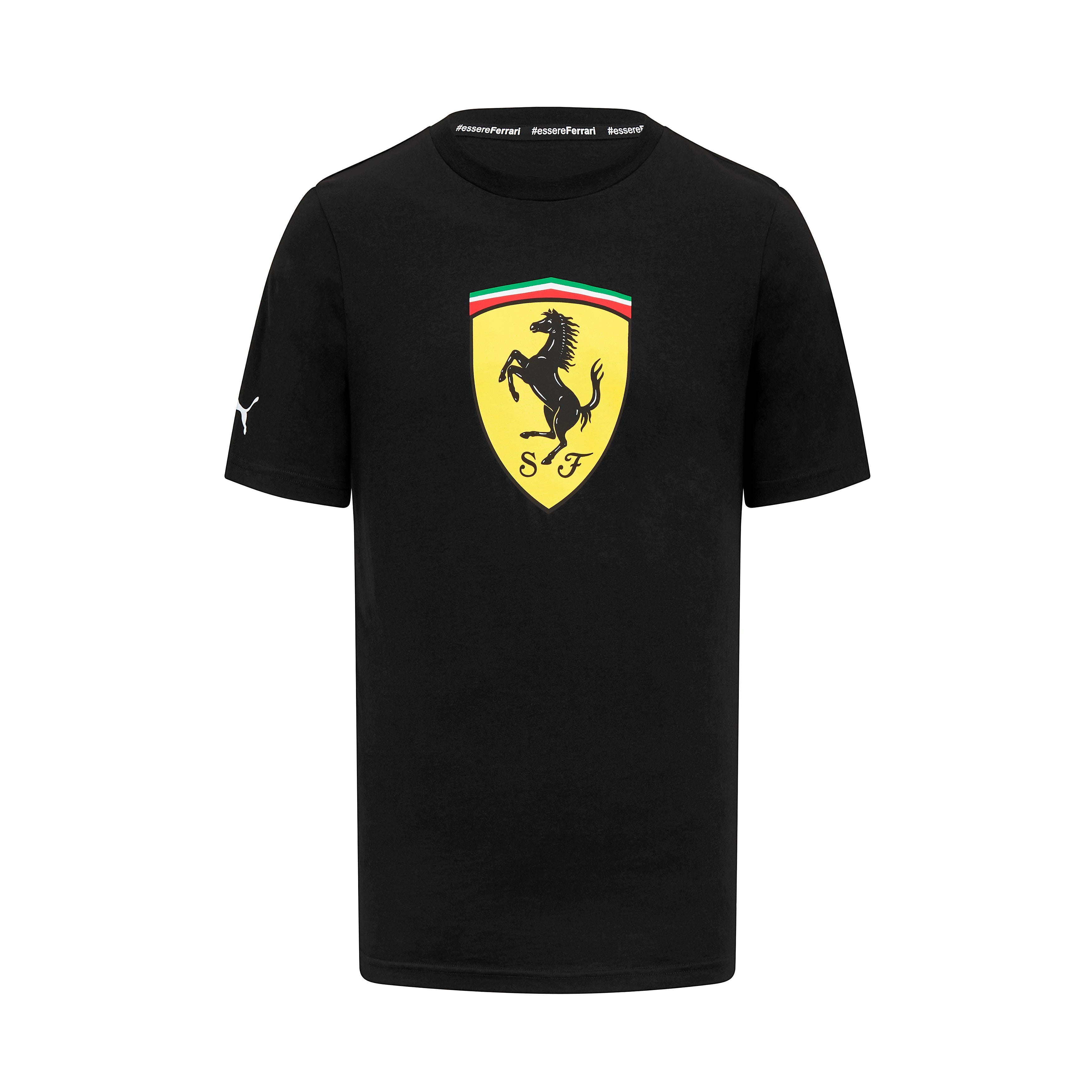 Ferrari 2023 Stor Logo T-skjorte Sort