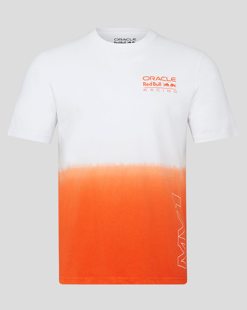 Red Bull 2023 Max Verstappen T-skjorte Orange/White